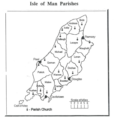 Isle of Man Parishes Isle of Man Parishes